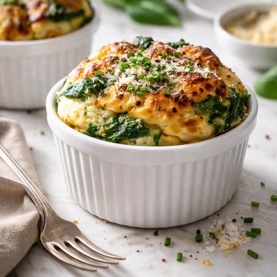 Image of Spinach Egg Souffle