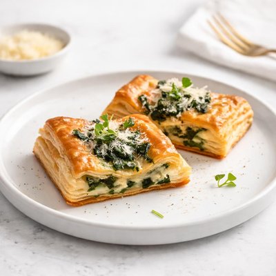 Image of Spinach Gruyere Puff Pastry