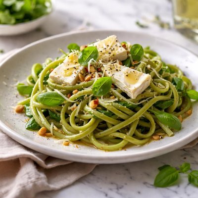 Image of Spinach Linguini with Brie