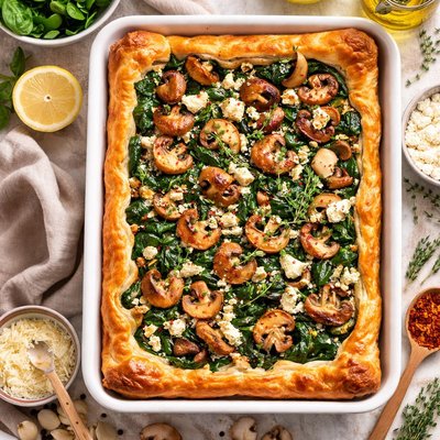 Image of Spinach Mushroom Poppin