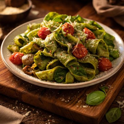Image of Spinach Pappardelle