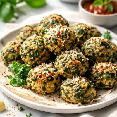 Image of Spinach Parmesan Balls