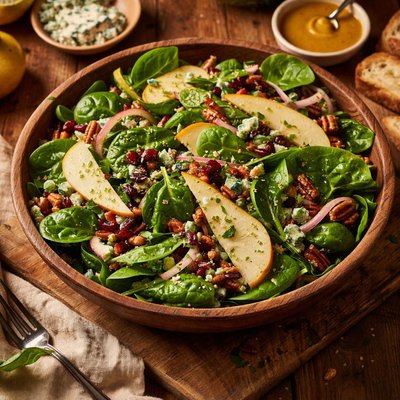 Image of Spinach Pear Salad from Restaurateur Tom Douglas