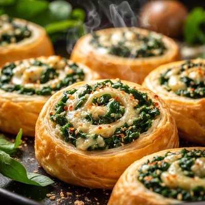 Image of Spinach Pinwheels