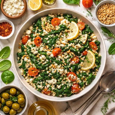 Image of Vegan Spinach Rice