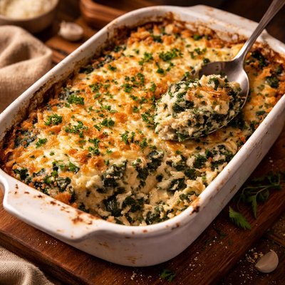 Image of Spinach Rice Casserole