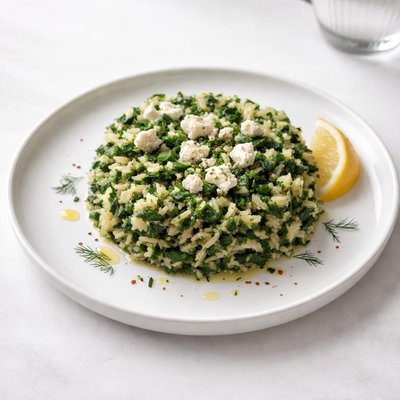 Image of Spinach Rice Spanakorizo