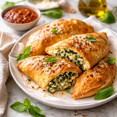 Image of Spinach Ricotta Calzones