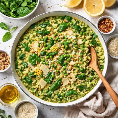 Image of Vegan Spinach Risotto