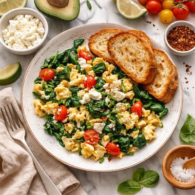 Image of Spinach Scramble