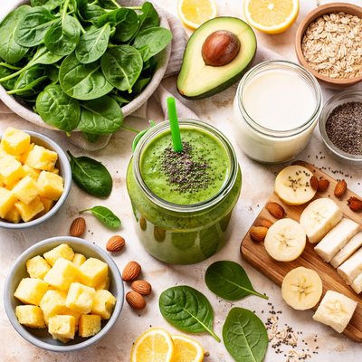 Image of Whole30 Spinach Smoothie