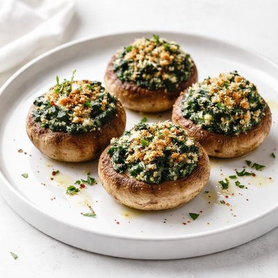 Image of Spinach Stuffed Mushrooms