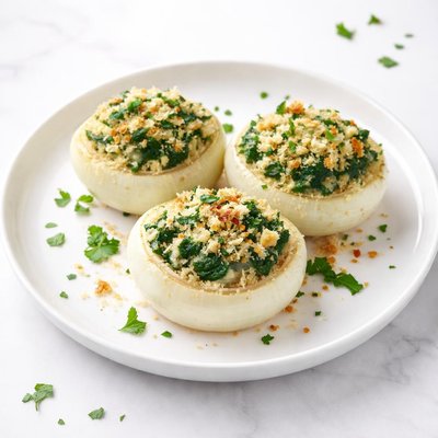 Image of Spinach Stuffed Vidalia Onions