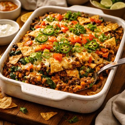 Image of Spinach Taco Casserole