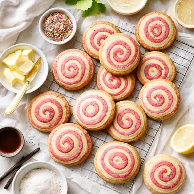 Image of Spiral Shortbread Cookies