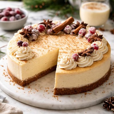 Image of Splendid Eggnog Cheesecake