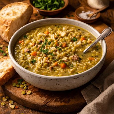 Image of Split Pea and Rice Soup