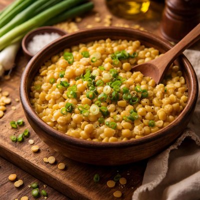Image of Split Yellow Peas with Spring Onion