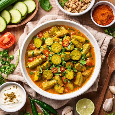 Image of Curry de Quingombó Saludable para el Corazón.