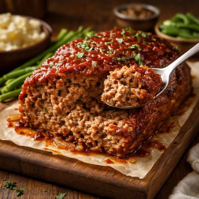 Image of Spooned Up Meatloaf