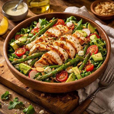 Image of Spring Asparagus Chicken Salad