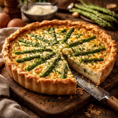 Image of Spring Asparagus Quiche