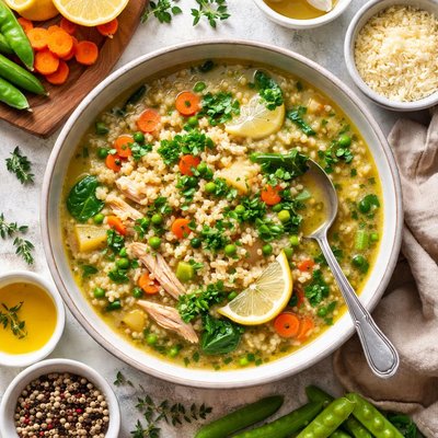 Image of Spring Chicken Barley Soup