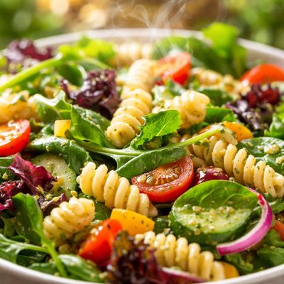 Image of Spring Mix in Pasta Salad