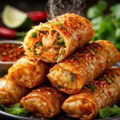 Image of Spring Rolls Sweet and Spicy
