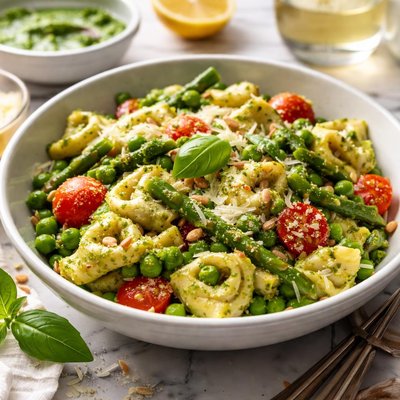 Image of Spring Tortellini with Pesto
