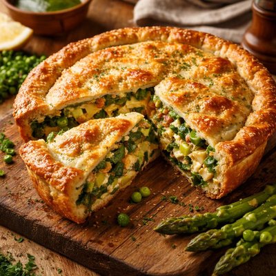 Image of Spring Vegetable Pie