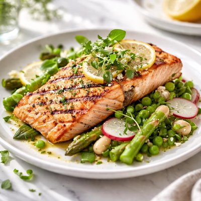 Image of Springtime Grilled Salmon