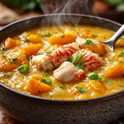 Image of Squash and Crab Soup