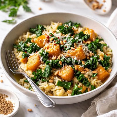 Image of Squash and Kale Risotto