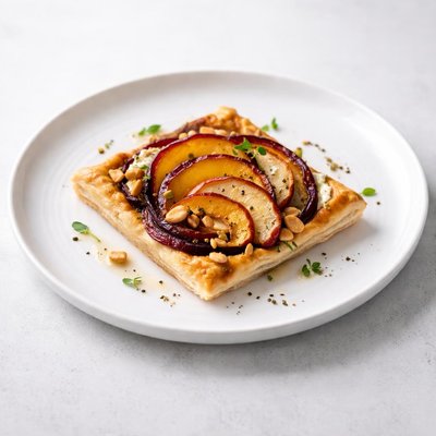 Image of Squash Apple and Onion Tart