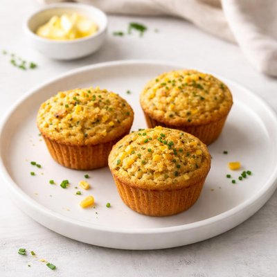 Image of Squash Corn Muffins Vegan