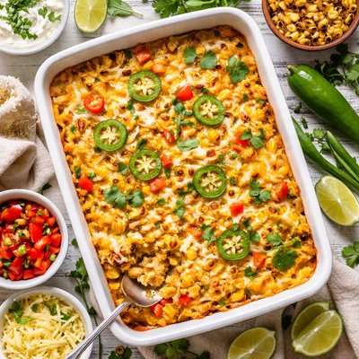 Image of Squashy Corn and Jalapeno Bake