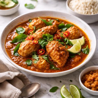 Image of Sri Lankan Chicken Curry Kukul Mas Curry