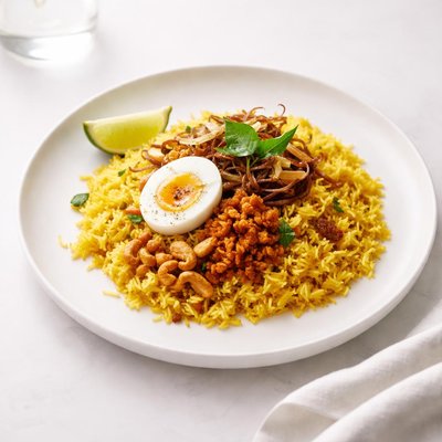Image of Sri Lankan Yellow Rice Kaha Bath