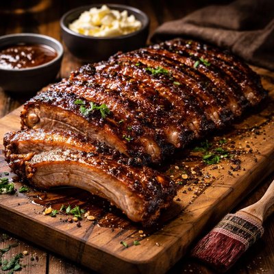 Image of St Louis Pork Ribs on the Grill