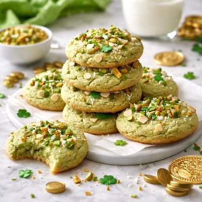 Image of St Patricks Day Pistachio Cookies