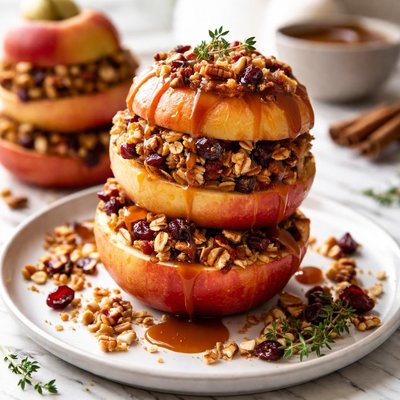 Image of Stacked Stuffed Apples
