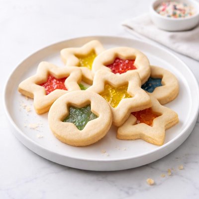 Image of Stained Glass Window Cookies
