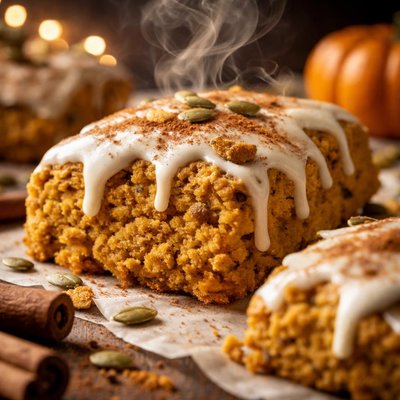 Image of Starbucks Copycat Pumpkin Scones Gluten Free Vegan and Paleo