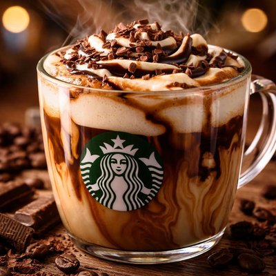 Image of Starbucks Marble Mocha Macchiato