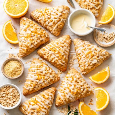 Image of Starbucks Orange Oatmeal Flat Scones