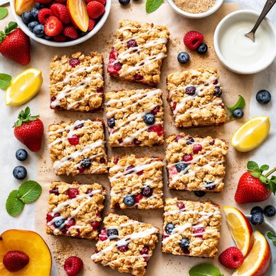 Image of Starbucks Summer Fruit Cobbler Bars Copycat