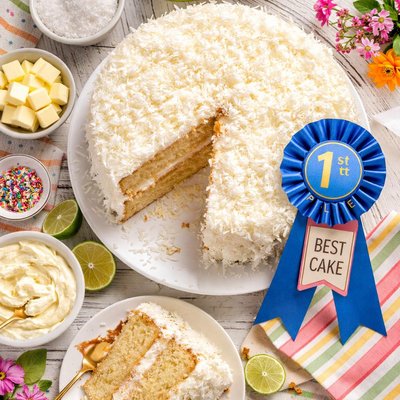 Image of State Fair Winning Coconut Cake
