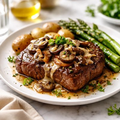 Image of Steak a La Barbara Stanwyck