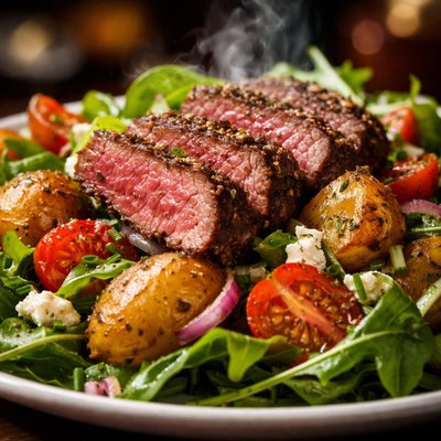 Image of Steak and Potato Salad
